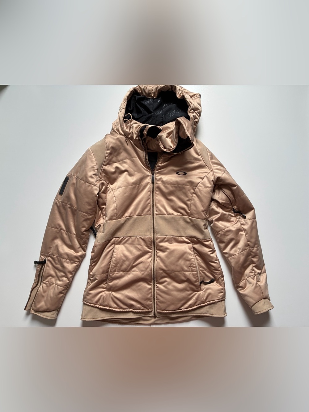 Womens Oakley Gold Snowboard Puffer Jacket - Medium